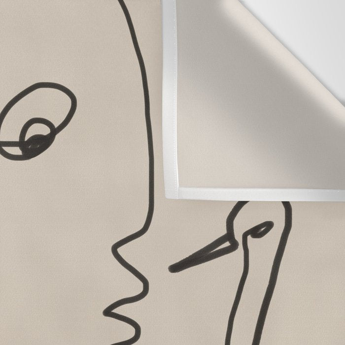 Gentle Abstract Line 5 Wall Tapestry Gallery Image 3