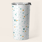 Mid-Century Modern Art Atomic StarDots Pattern 1.0 Travel Mug Gallery Image 2