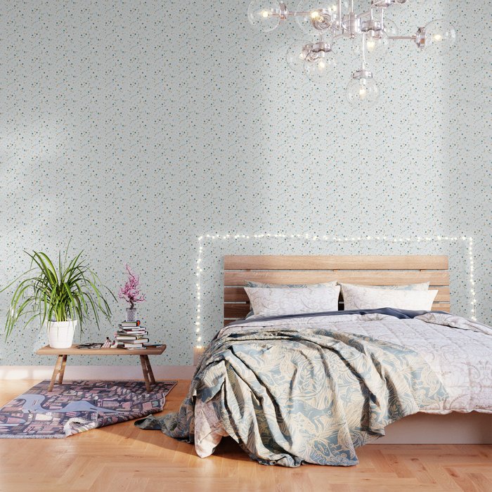 Mid-Century Modern Art Atomic StarDots Pattern 1.0 Wallpaper Gallery Image 3