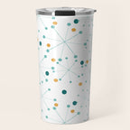 Mid-Century Modern Art Atomic StarDots Pattern 1.0 Travel Mug Gallery Image 1