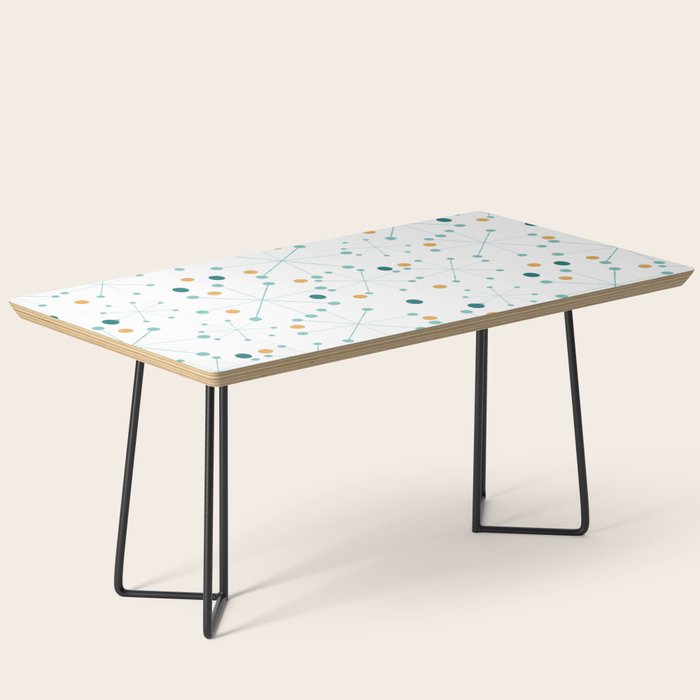 Mid-Century Modern Art Atomic StarDots Pattern 1.0 Coffee Table Gallery Image 1