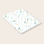 Mid-Century Modern Art Atomic StarDots Pattern 1.0 Notebook Gallery Image 2