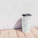 Mid-Century Modern Art Atomic StarDots Pattern 1.0 Travel Mug Gallery Image 4