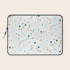 Mid-Century Modern Art Atomic StarDots Pattern 1.0 Laptop Sleeve Gallery Image 1