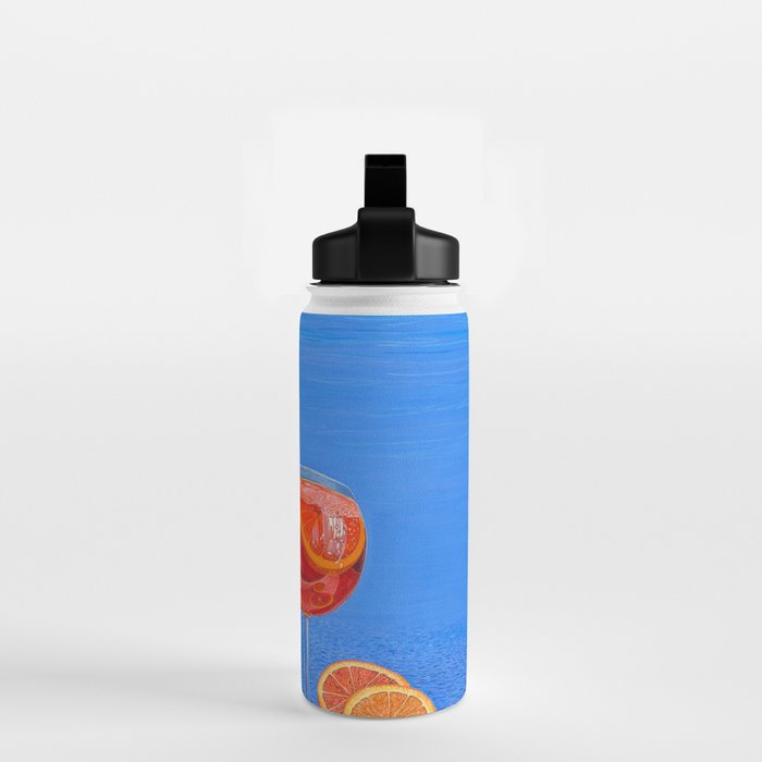 Aperol Spritz at Sunset in Italy Water Bottle Gallery Image 2