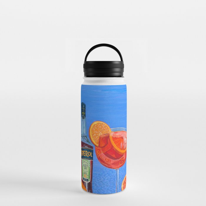 Aperol Spritz at Sunset in Italy Water Bottle Gallery Image 3