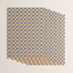 Checkered Multicolor Pattern VI Earthy Natural Wrapping Paper Gallery Image 3