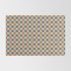 Checkered Multicolor Pattern VI Earthy Natural Rug Gallery Image 2