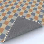 Checkered Multicolor Pattern VI Earthy Natural Rug Gallery Image 4
