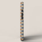 Checkered Multicolor Pattern VI Earthy Natural iPhone Case Gallery Image 2