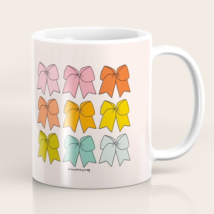 Rainbow Bows Coffee Mug Gallery Image 1