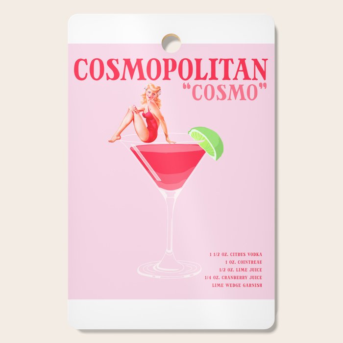 The Cosmopolitan Cocktail Cutting Board Gallery Image 1