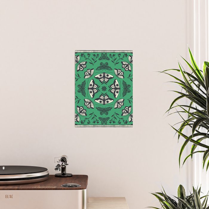 Butterfly Kaleidoscope Poster Gallery Image 2