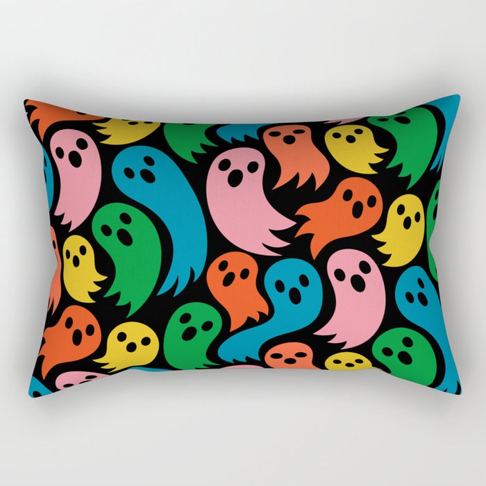 Spooky Ghosts Rectangular Pillow Gallery Image 2