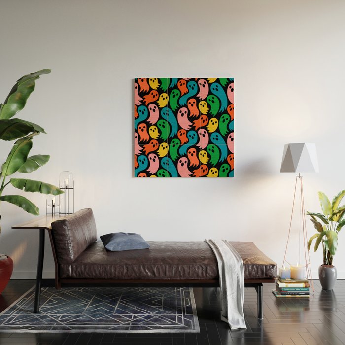 Spooky Ghosts Wood Wall Art Gallery Image 2