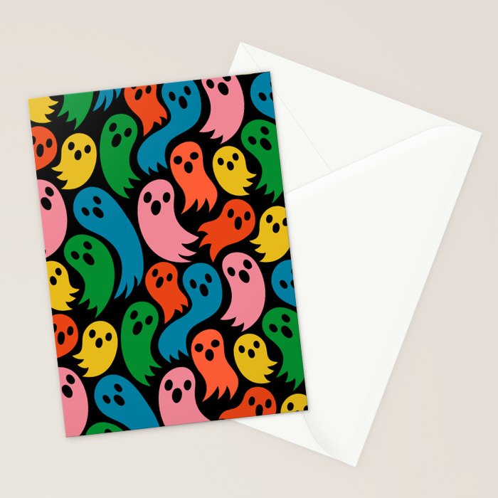 Spooky Ghosts Stationery Card Gallery Image 2