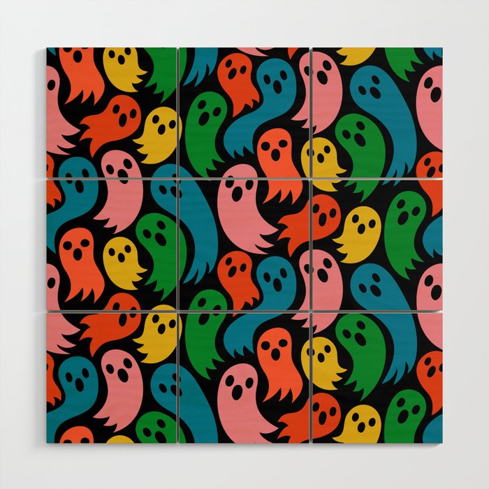 Spooky Ghosts Wood Wall Art Gallery Image 1