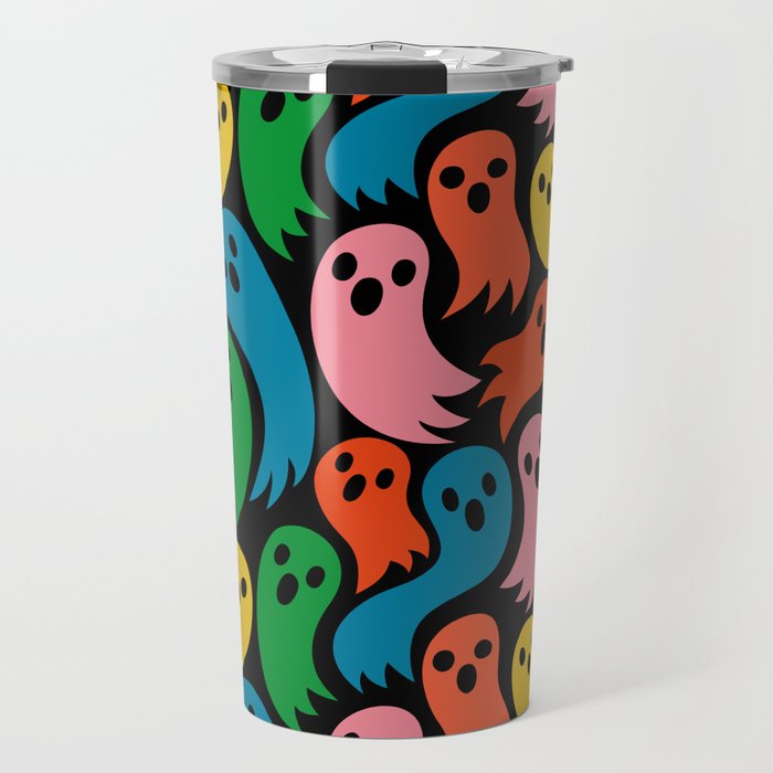 Spooky Ghosts Travel Mug Gallery Image 1