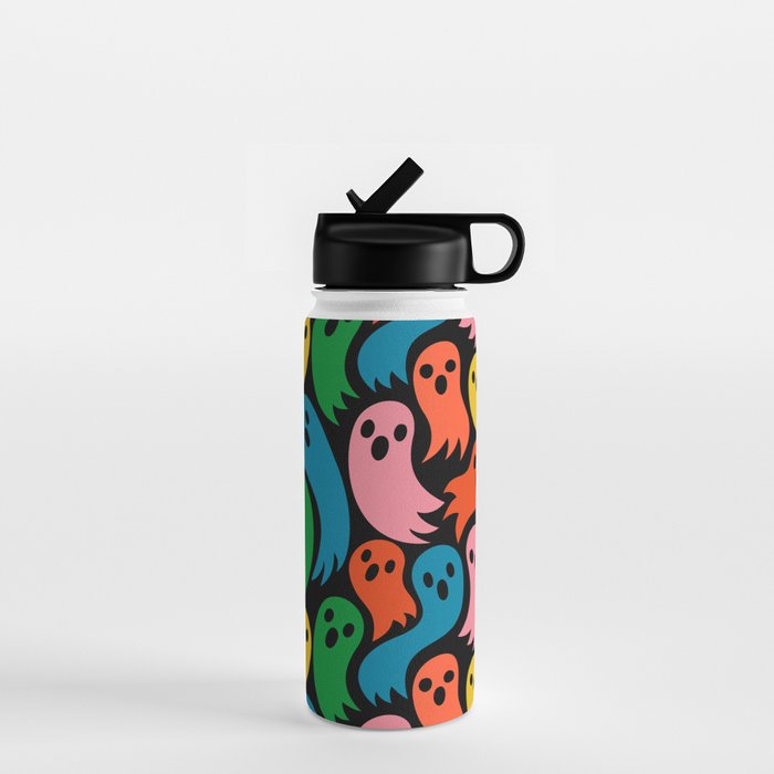 Spooky Ghosts Water Bottle Gallery Image 1