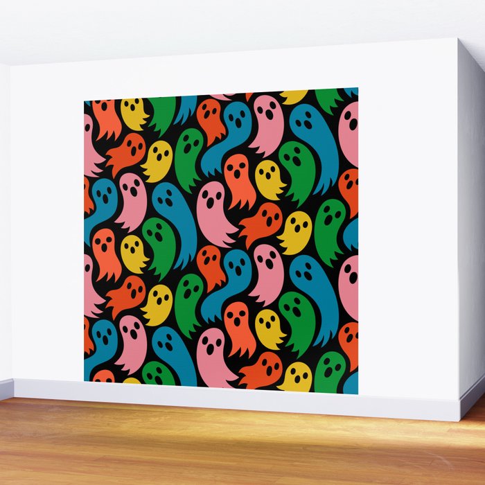 Spooky Ghosts Wall Mural Gallery Image 2