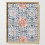 Modern brushstroke mosaic Serving Tray Gallery Image 1