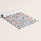 Modern brushstroke mosaic Yoga Mat Gallery Image 2