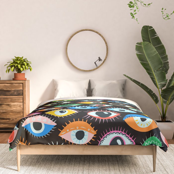 Mystic Eyes Pattern #mystic Comforter Gallery Image 3