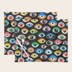 Mystic Eyes Pattern #mystic Placemat Gallery Image 1