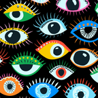 Mystic Eyes Pattern #mystic Coffee Mug Gallery Image 2