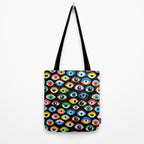 Mystic Eyes Pattern #mystic Tote Bag Gallery Image 2