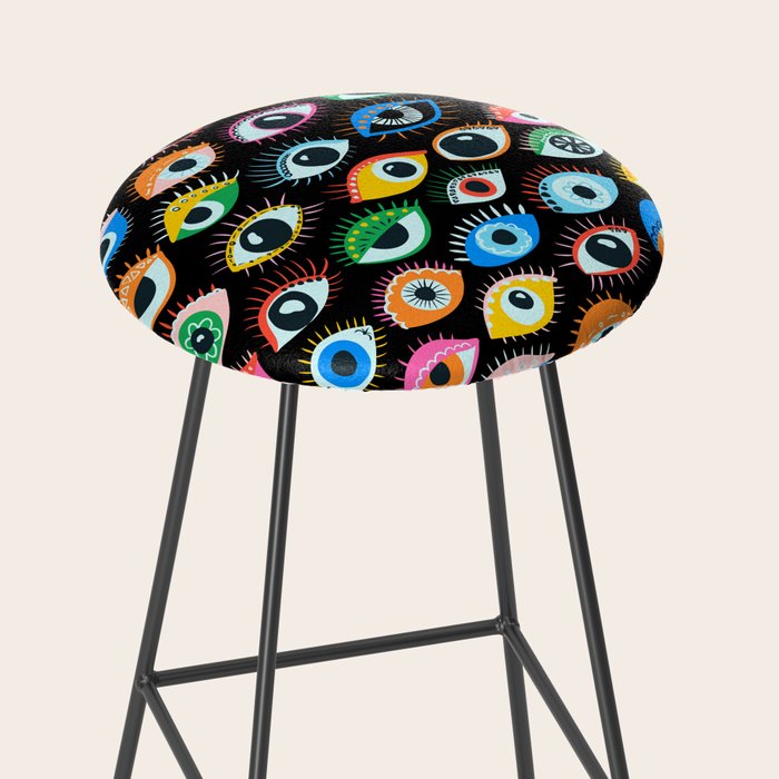 Mystic Eyes Pattern #mystic Stool Gallery Image 2