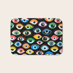 Mystic Eyes Pattern #mystic Bath Mat Gallery Image 1
