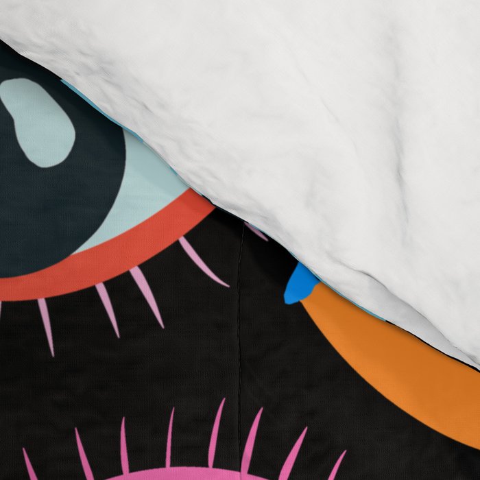 Mystic Eyes Pattern #mystic Comforter Gallery Image 4