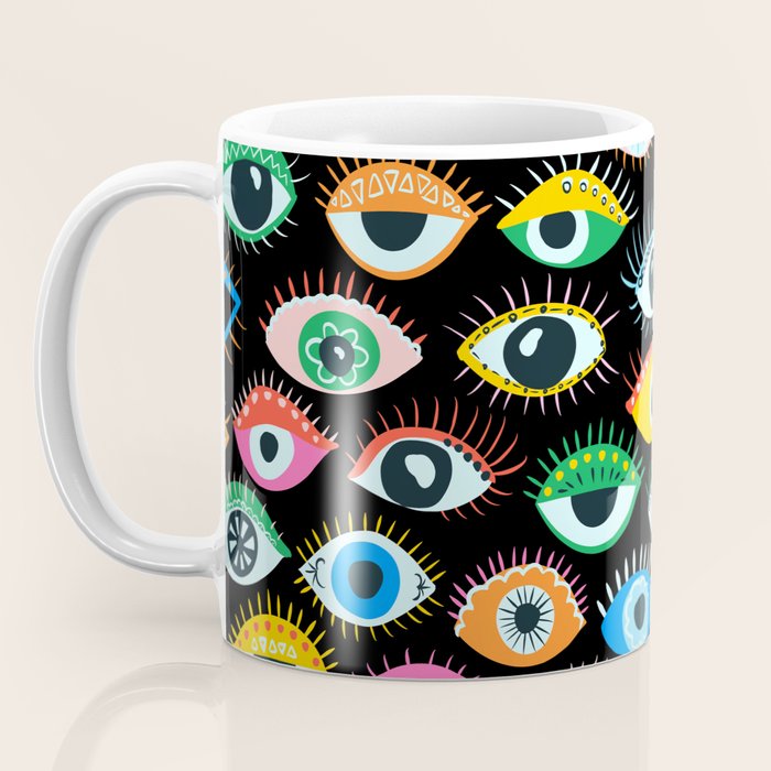 Mystic Eyes Pattern #mystic Coffee Mug Gallery Image 3