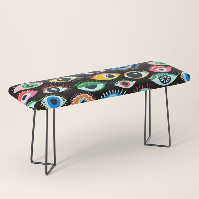 Mystic Eyes Pattern #mystic Bench Gallery Image 1