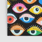 Mystic Eyes Pattern #mystic Poster Gallery Image 3