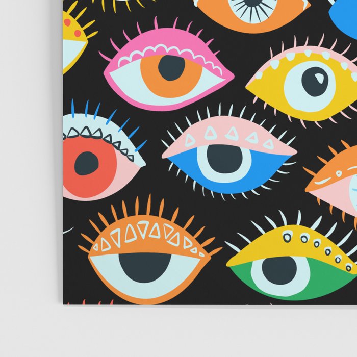 Mystic Eyes Pattern #mystic Poster Gallery Image 3