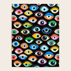 Mystic Eyes Pattern #mystic Poster Gallery Image 4