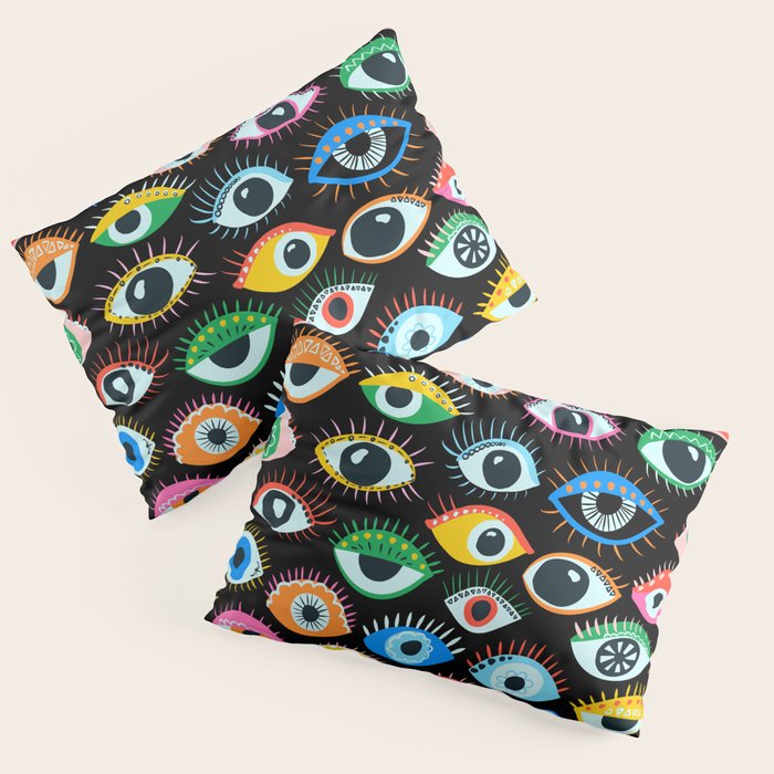 Mystic Eyes Pattern #mystic Pillow Sham Gallery Image 1