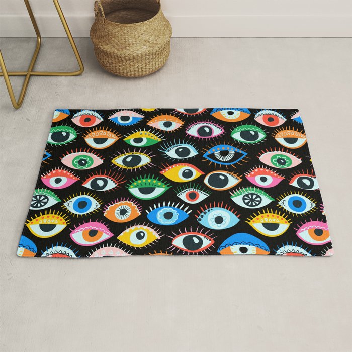 Mystic Eyes Pattern #mystic Rug Gallery Image 1