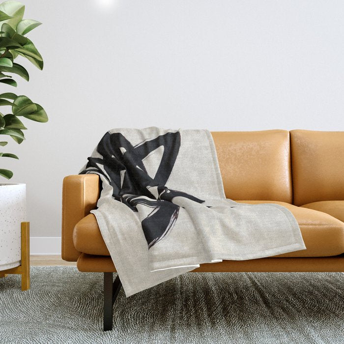 Ink Confusion Throw Blanket Gallery Image 1