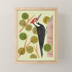 Woodpecker In Aspen Tree Mini Art Print Gallery Image 1