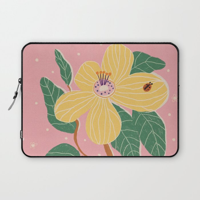 Magnolia pink Laptop Sleeve Gallery Image 1