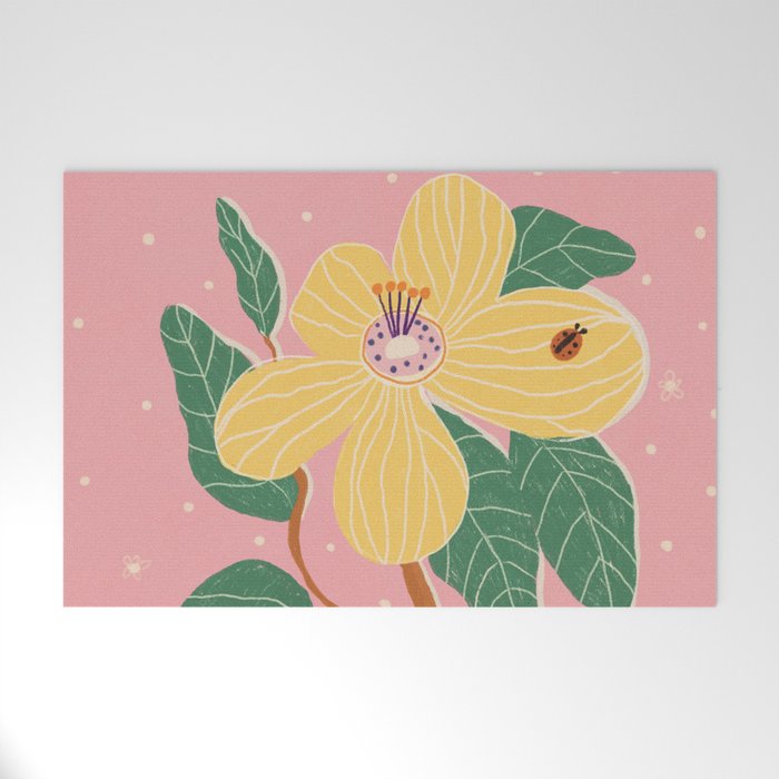 Magnolia pink Welcome Mat Gallery Image 1