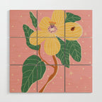 Magnolia pink Wood Wall Art Gallery Image 1