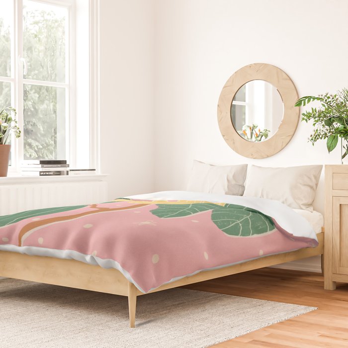 Magnolia pink Duvet Cover Gallery Image 2