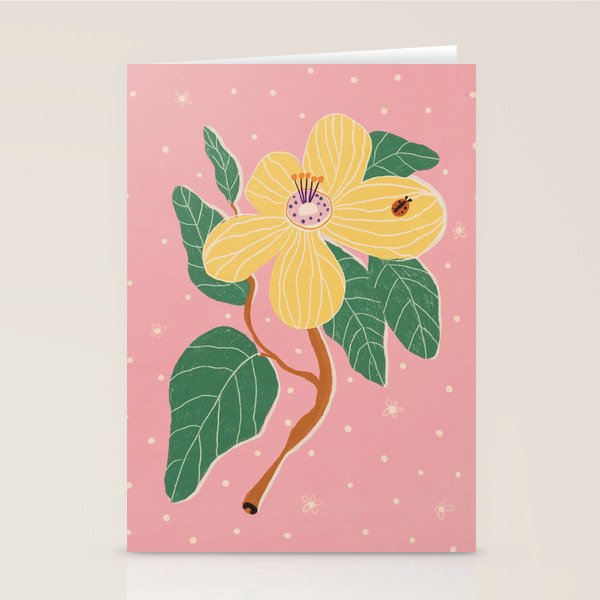 Magnolia pink Stationery Card Gallery Image 1