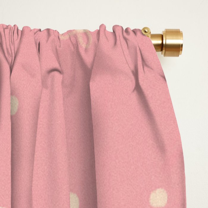 Magnolia pink Window Curtain Gallery Image 2