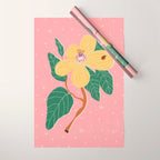 Magnolia pink Wrapping Paper Gallery Image 1