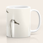 Two Geese - Minimalist Drawing Coffee Mug Gallery Image 1